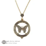 Collier Papillon Steampunk, accessoire à la croisée des temps