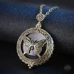 Bijou steampunk élégant avec motif papillon artistique