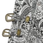 Bustier chic en argent, style vintage et moderne