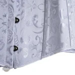 Corset satin femme Constance, touche steampunk unique