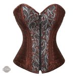 Corset bustier habillé au style steampunk