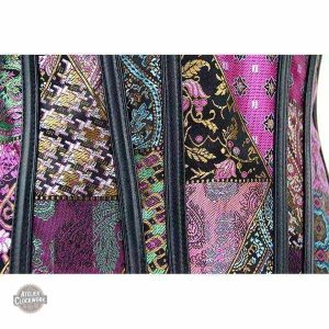 Corset femme violet au design steampunk unique