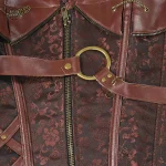 Corset femme avec détails steampunk