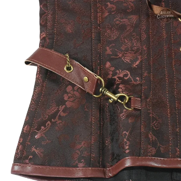 Hester Shaw : corset en cuir chic