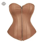 Corset cuir souple femme steampunk