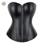 Corset femme en cuir pour style steampunk