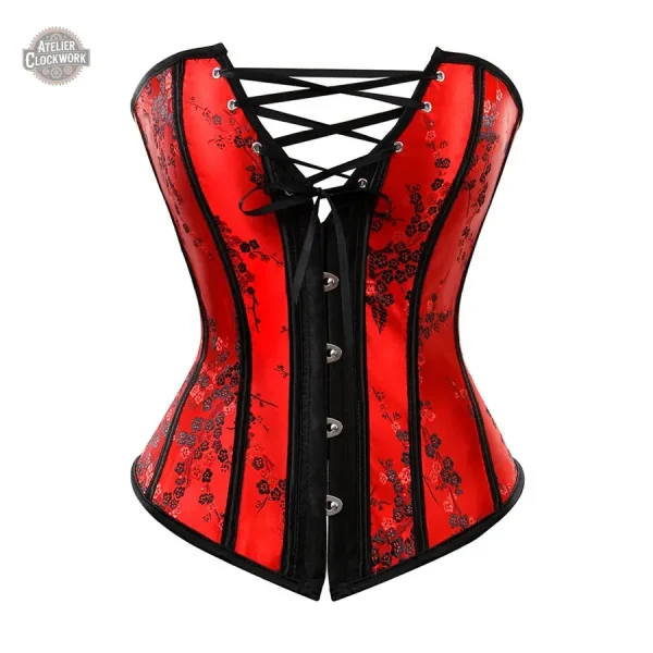 Bustier Rouge pour Look Steampunk