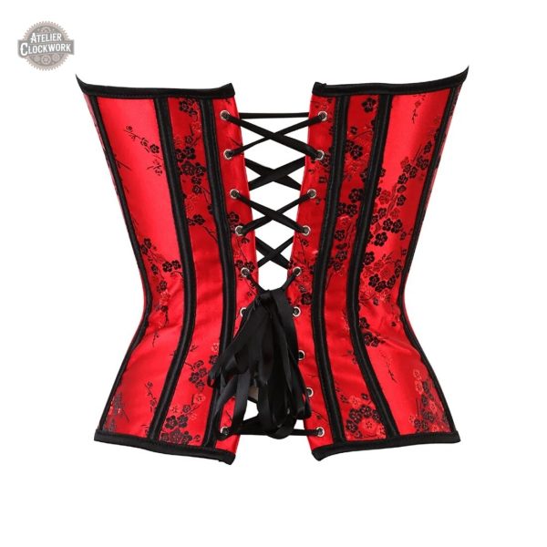 Bustier Rouge pour Esprit Steampunk