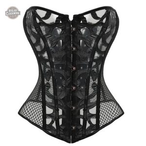 Corset Dentelle Steampunk Overbust