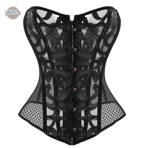 Corset Dentelle Steampunk Overbust
