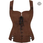 Corset en Daim Vintage - Femme d'antan