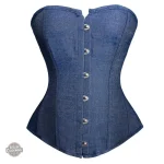 Corset en Jean - Élégance et Charme Steampunk