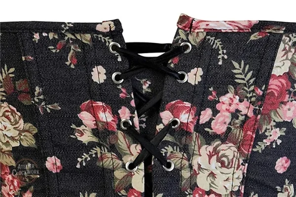 Corset Fleurs du Mal, design vintage et moderne