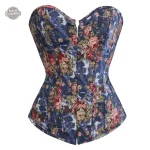 Corset femme fleuri, harmonie entre passé et futur