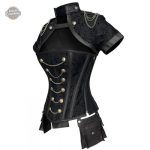Corset Steampunk féminin aux détails élégants