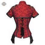 Style rétro-futuriste avec ce corset steampunk féminin