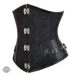 Steampunk corset marron avec design élégant