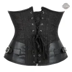 Corset marron femme style steampunk chic