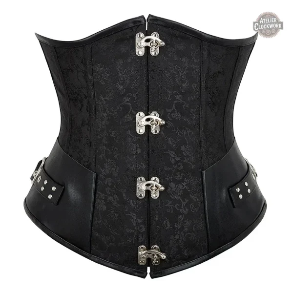 Accessoire steampunk sous-buste en marron élégant