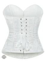 Corset féminin inspiré du Moyen-Age en design steampunk