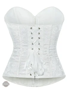 Corset féminin inspiré du Moyen-Age en design steampunk