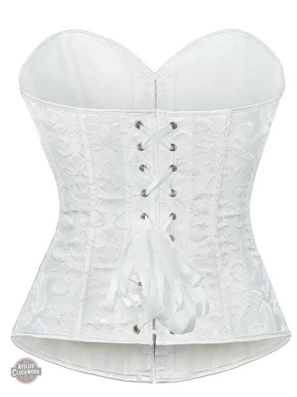 Corset féminin inspiré du Moyen-Age en design steampunk