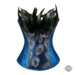 Corset Paon Royal Steampunk Femme