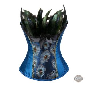 Corset Paon Royal Steampunk Femme