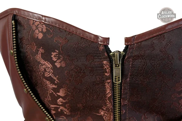 Corset steampunk avec touches de fantaisie