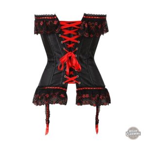 Accessoire femme steampunk : corset porte jarretelle
