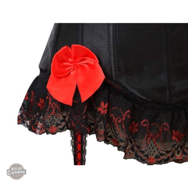 Corset sexy avec porte jarretelles pour look audacieux