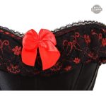 Style steampunk : corset avec jarretelles intégrées