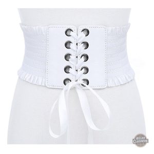 Accessoire steampunk élégant en blanc