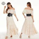 Ceinture steampunk en cuir pour femme, style raffiné et unique
