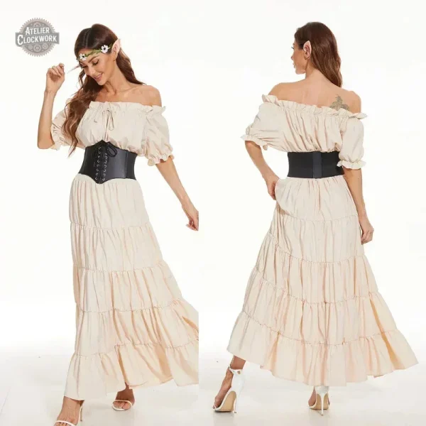 Ceinture steampunk en cuir pour femme, style raffiné et unique