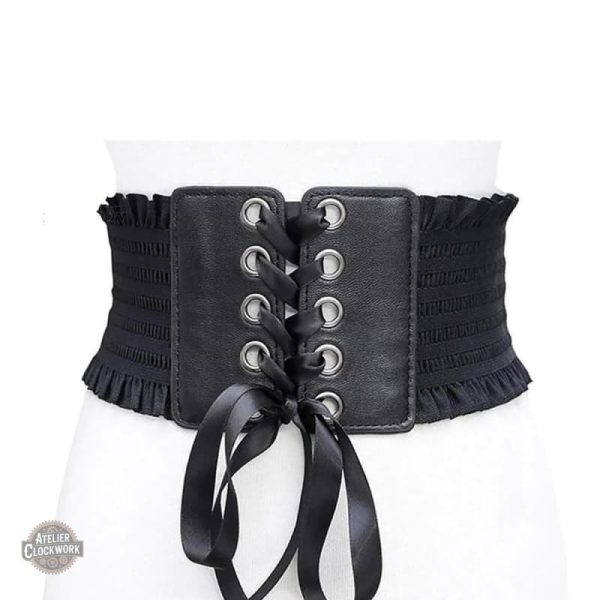 corset-serre-taille-noir-1 Corset Serre Taille Noir Steampunk Femme