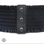 Accessoire steampunk : corset noir à la mode