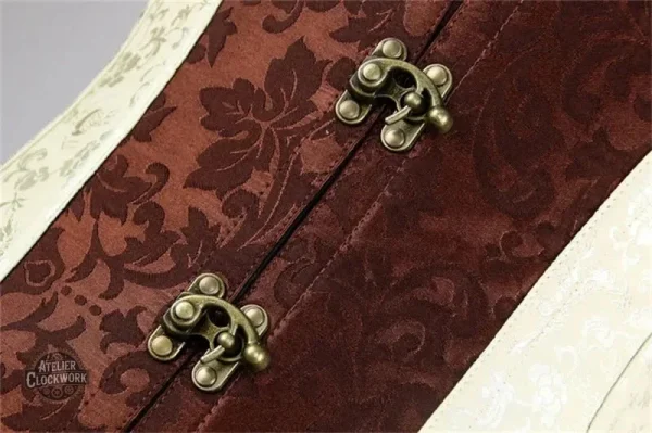 Corset steampunk féminin, idéal pour le cosplay