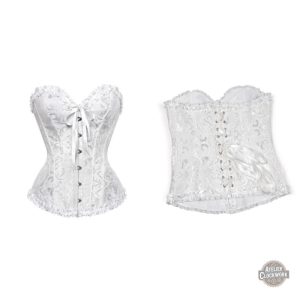 Corset grande taille au style rétro-futuriste