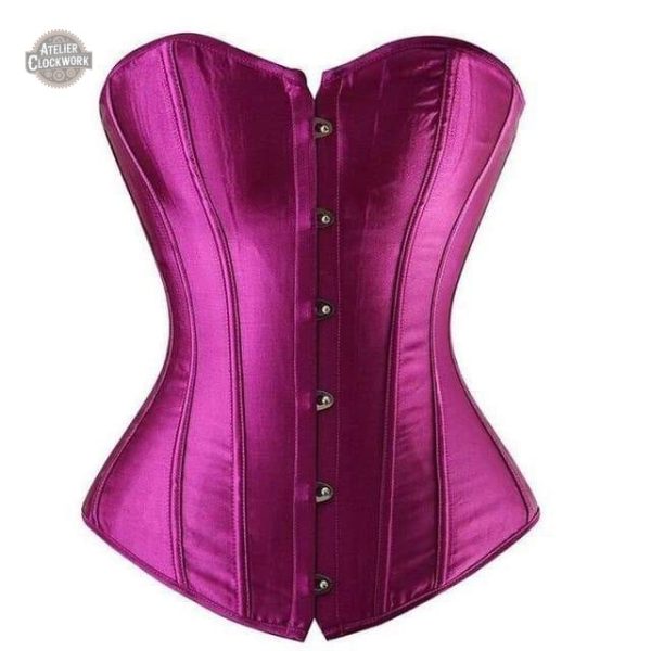 Corset pas cher, style steampunk avec texture satinée
