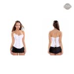 Corset pas cher avec effet satiné pour un look unique