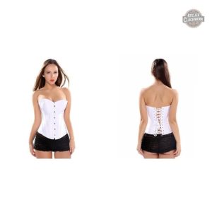 Corset pas cher avec effet satiné pour un look unique