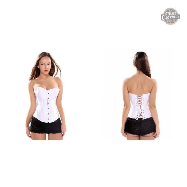 Corset pas cher avec effet satiné pour un look unique