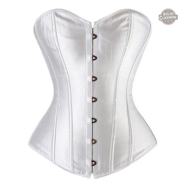 Corset à prix réduit, look steampunk avec finition satinée
