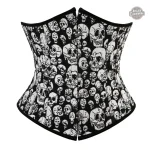 Corset Tête de Mort, style steampunk pour les femmes