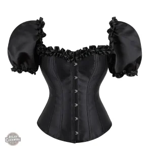 Corset victorien noir - Irène Adler