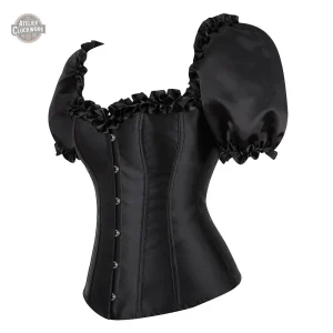 Corset noir, inspiration steampunk pour un look unique