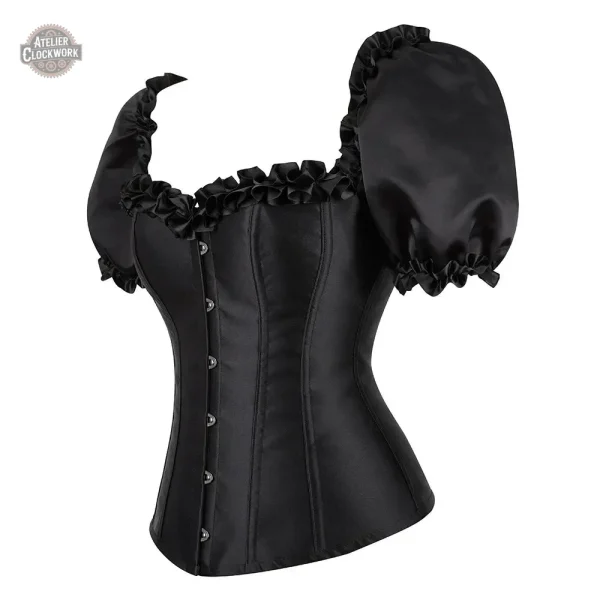 Corset noir, inspiration steampunk pour un look unique