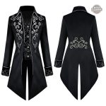 Manteau homme style impérial, coupe raffinée