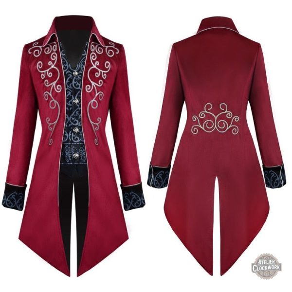 Costume classique avec redingote pour événements